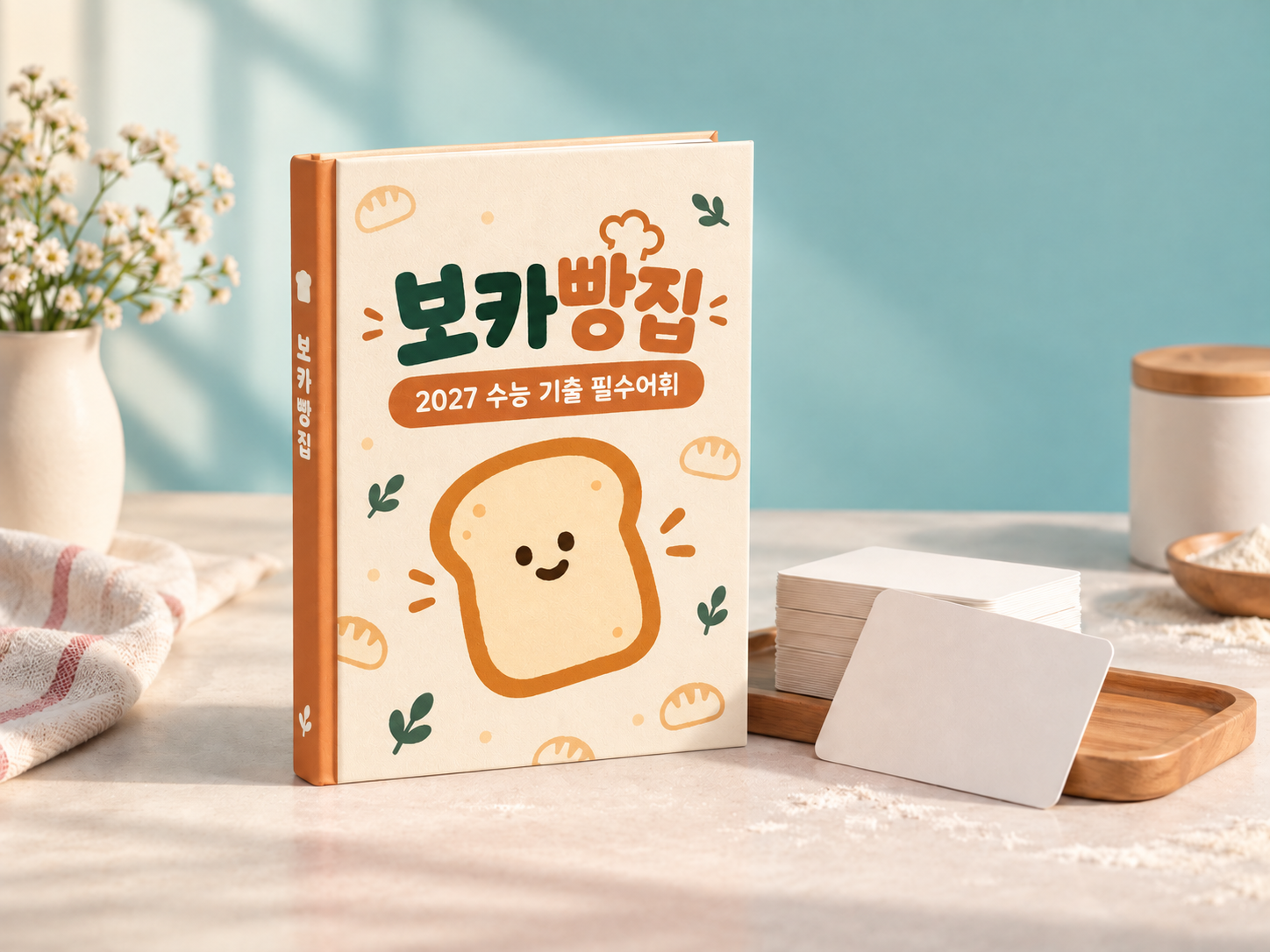 보카빵집 영단어 교재와 학습 카드